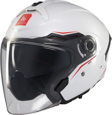 Casca Moto Open Face/Jet Cosmo SV A0 Glossy White