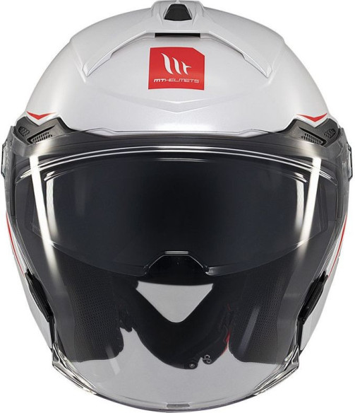 Casca Moto Open Face/Jet Cosmo SV A0 Glossy White