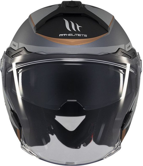 Casca Moto Open Face/Jet Cosmo SV Cruiser C2 Black/Matt Grey
