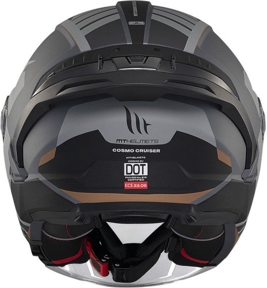 Casca Moto Open Face/Jet Cosmo SV Cruiser C2 Black/Matt Grey