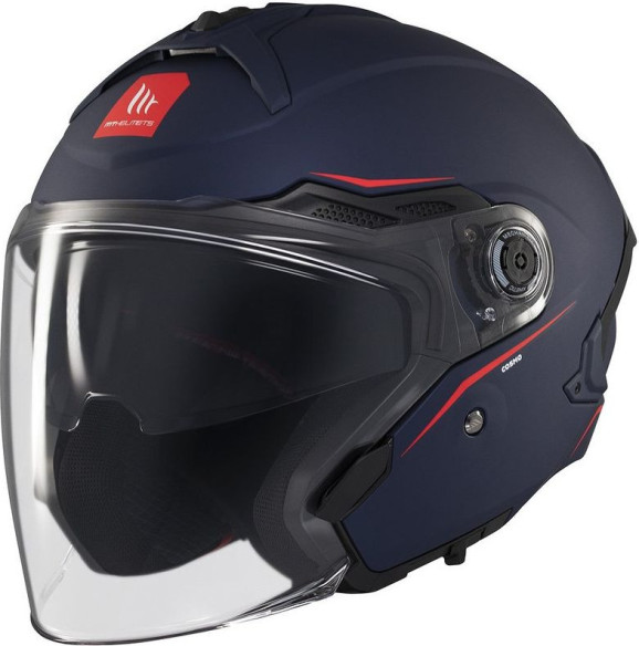 Casca Moto Open Face/Jet Cosmo SV A7 Matt Blue