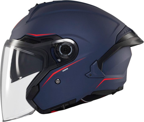 Casca Moto Open Face/Jet Cosmo SV A7 Matt Blue