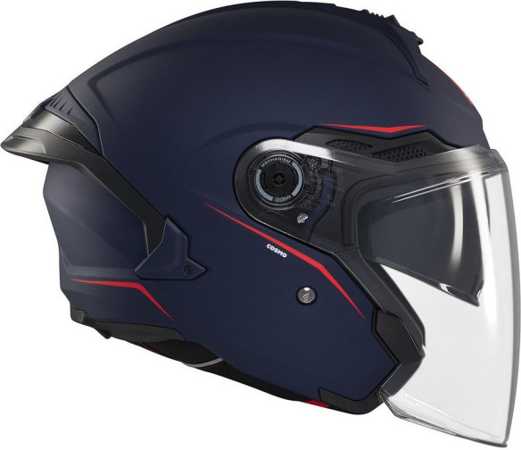 Casca Moto Open Face/Jet Cosmo SV A7 Matt Blue