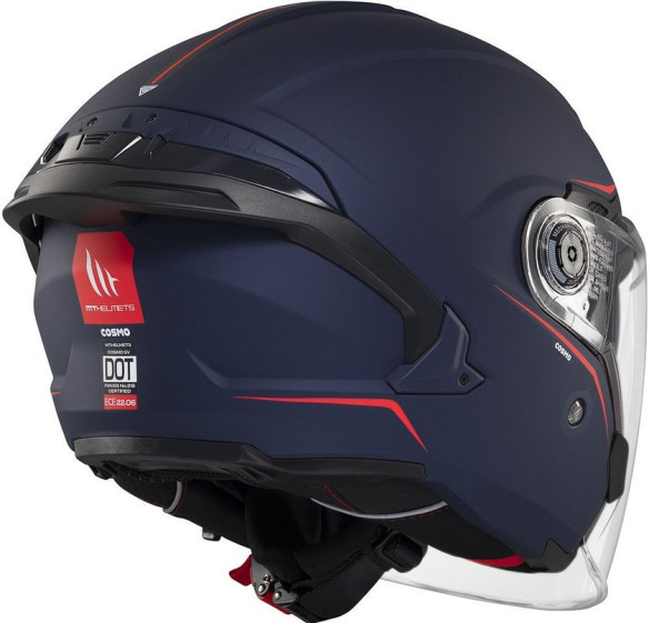 Casca Moto Open Face/Jet Cosmo SV A7 Matt Blue