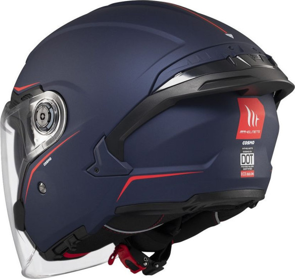 Casca Moto Open Face/Jet Cosmo SV A7 Matt Blue