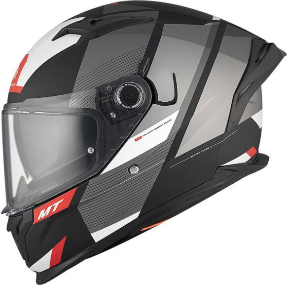 Casca Moto Full-Face/Interala Braker SV Chento B0 Black/White/Matt Grey