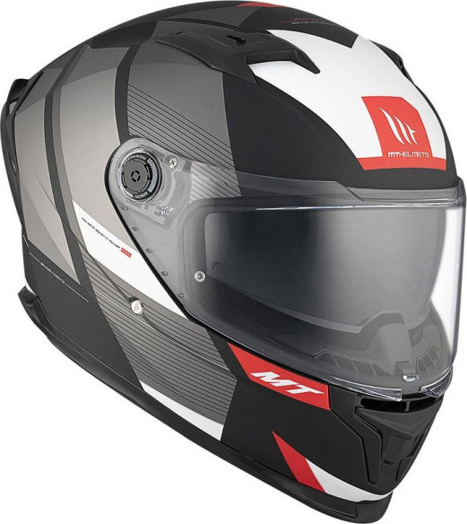 Casca Moto Full-Face/Interala Braker SV Chento B0 Black/White/Matt Grey