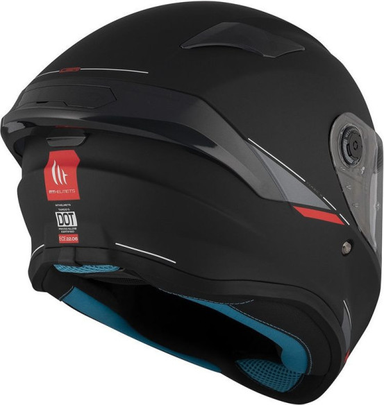 Casca Moto Full-Face/Interala Targo S A1 Matt Black