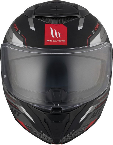 Casca Moto Flip-Up Atom 2 SV Bast D5 Black/Matt Grey