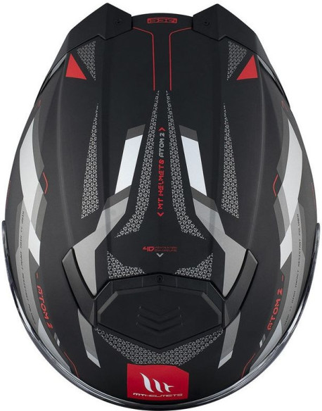 Casca Moto Flip-Up Atom 2 SV Bast D5 Black/Matt Grey