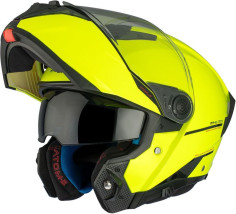 Casca Moto Flip-Up Atom 2 SV A3 Glossy Yellow Fluo