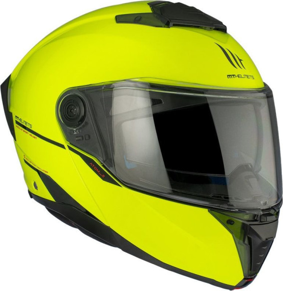 Casca Moto Flip-Up Atom 2 SV A3 Glossy Yellow Fluo