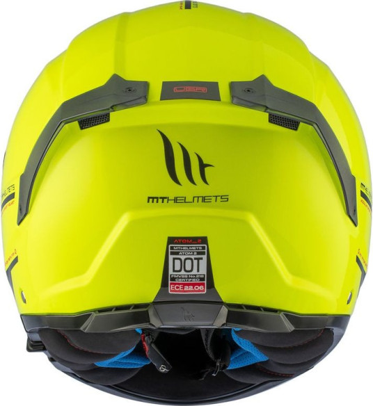 Casca Moto Flip-Up Atom 2 SV A3 Glossy Yellow Fluo