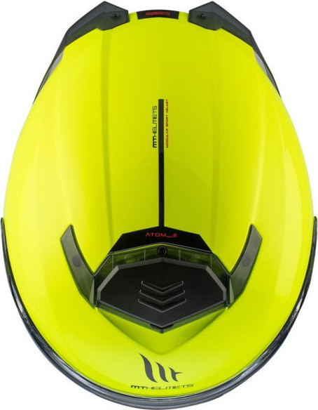 Casca Moto Flip-Up Atom 2 SV A3 Glossy Yellow Fluo