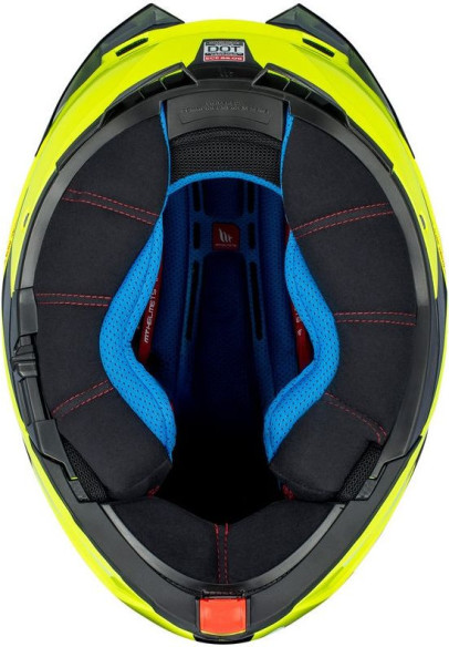 Casca Moto Flip-Up Atom 2 SV A3 Glossy Yellow Fluo