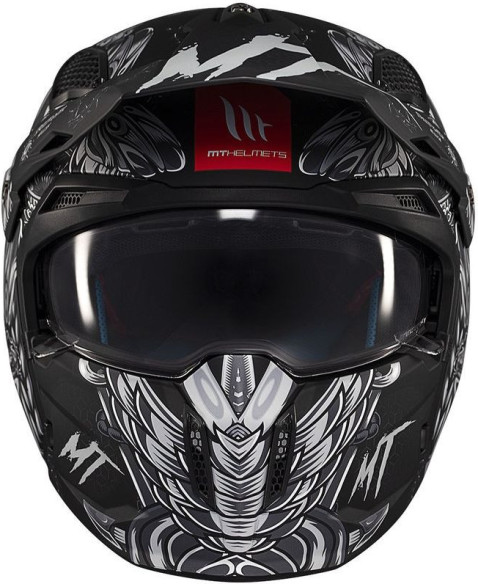 Casca Moto Open Face/Jet Streetfighter SV S B2 Hellish Grey/Matt Black