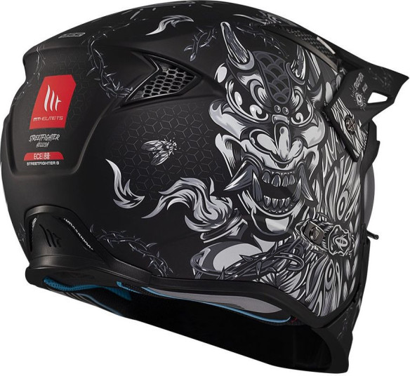 Casca Moto Open Face/Jet Streetfighter SV S B2 Hellish Grey/Matt Black