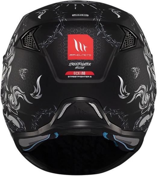 Casca Moto Open Face/Jet Streetfighter SV S B2 Hellish Grey/Matt Black