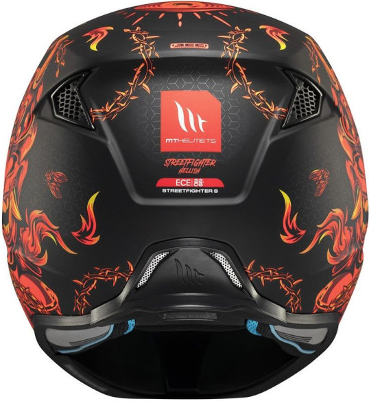 Casca Moto Open Face/Jet Streetfighter SV S B5 Hellish Black/Matt Red