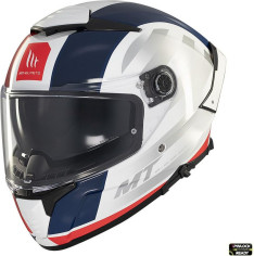 Casca Moto Full-Face/Interala Thunder 4 SV Treads C7 White/Red/Glossy Blue
