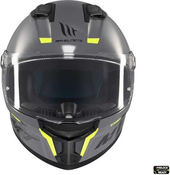 Casca Moto Full-Face/Interala Stinger 2 A12 Glossy Grey