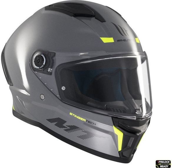 Casca Moto Full-Face/Interala Stinger 2 A12 Glossy Grey