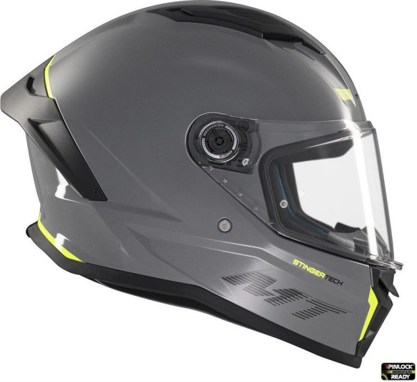 Casca Moto Full-Face/Interala Stinger 2 A12 Glossy Grey