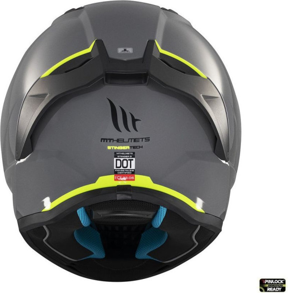 Casca Moto Full-Face/Interala Stinger 2 A12 Glossy Grey