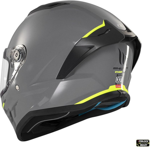 Casca Moto Full-Face/Interala Stinger 2 A12 Glossy Grey