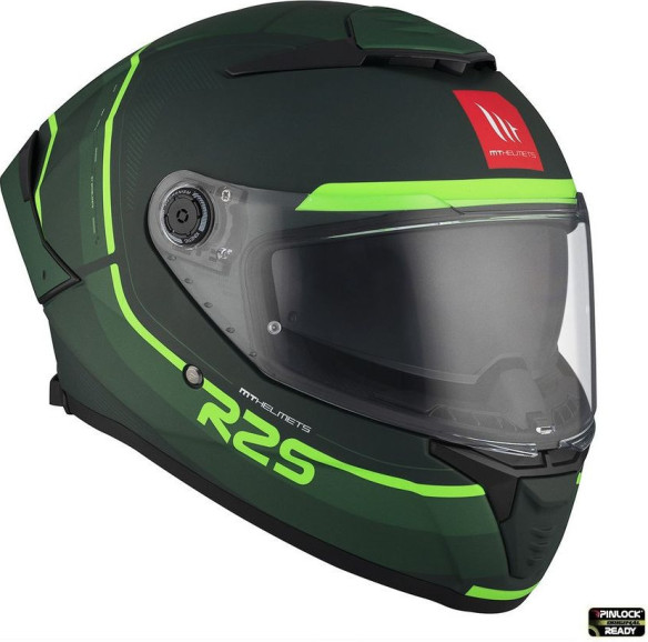 Casca Moto Full-Face/Interala Thunder 4 SV R25 C6 Matt Green