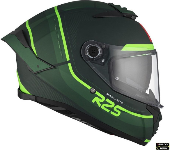 Casca Moto Full-Face/Interala Thunder 4 SV R25 C6 Matt Green