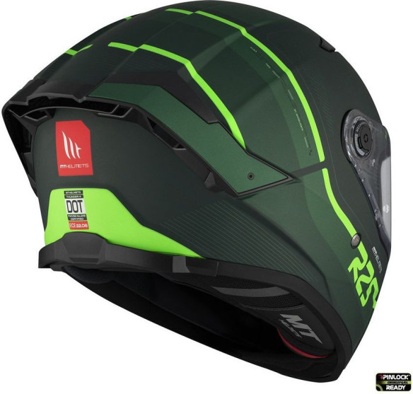 Casca Moto Full-Face/Interala Thunder 4 SV R25 C6 Matt Green
