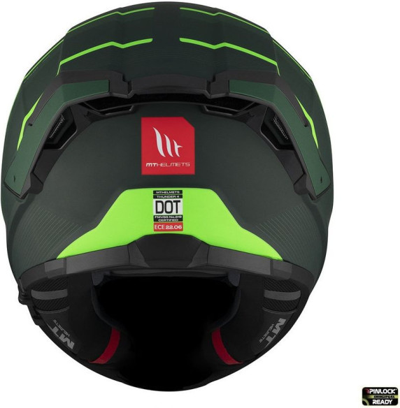 Casca Moto Full-Face/Interala Thunder 4 SV R25 C6 Matt Green