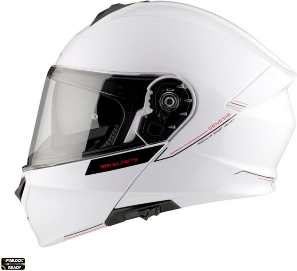 Casca Moto Flip-Up Genesis SV A0 Glossy White