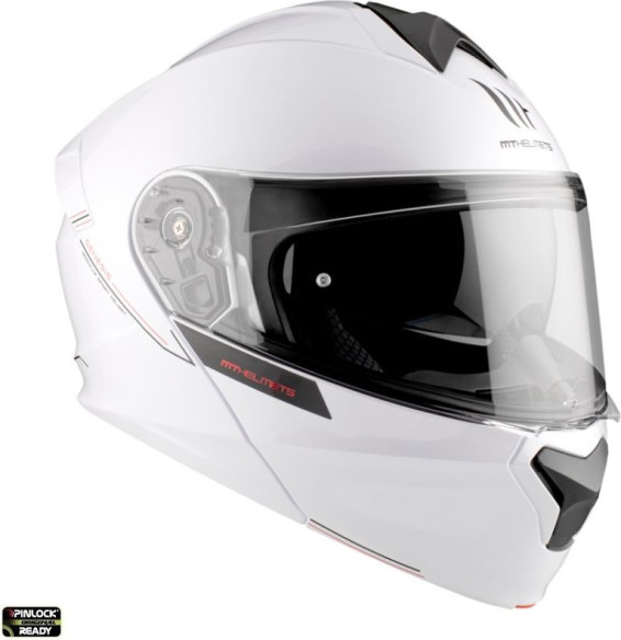Casca Moto Flip-Up Genesis SV A0 Glossy White