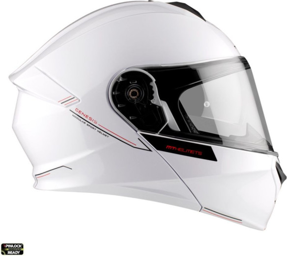 Casca Moto Flip-Up Genesis SV A0 Glossy White