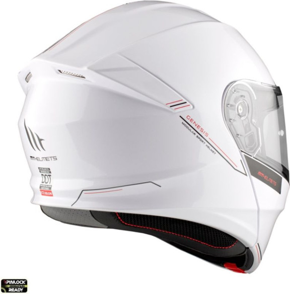 Casca Moto Flip-Up Genesis SV A0 Glossy White