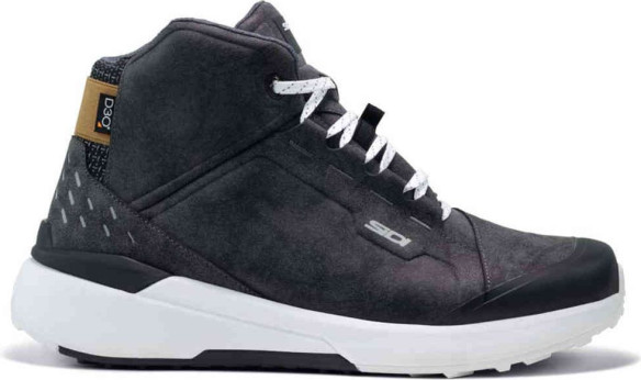 Cizme Moto Nucleus Suede WP Black/White