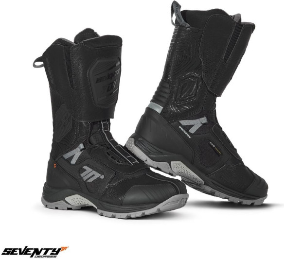 Cizme Moto Touring SD-BA6 Stelvio Black/Grey 24