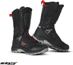 Cizme Moto Touring SD-BA6 Stelvio Black/Grey/Red 24