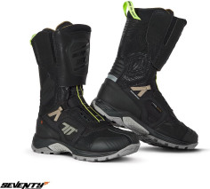 Cizme Moto Touring SD-BA6 Stelvio Black/Grey/Yellow Fluo 24