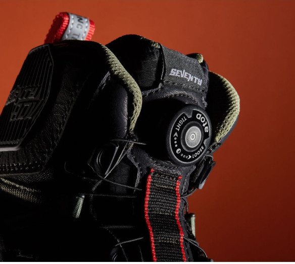 Ghete Moto Touring SD-BA7 Stelvio Black/Red/Green 24