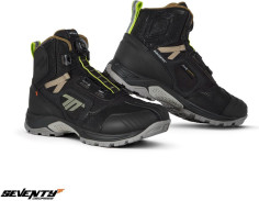 Ghete Moto Touring SD-BA7 Stelvio Black/Yellow Fluo 24