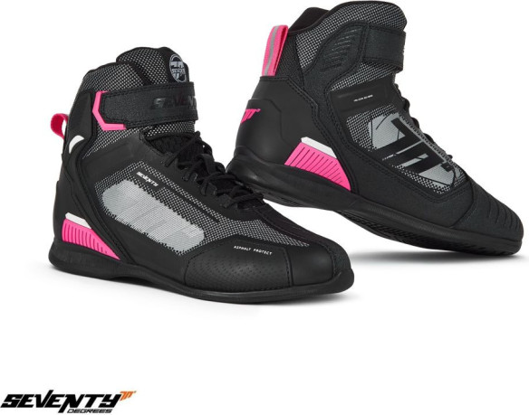 Ghete Moto Racing Dama SD-BR2 Veloce Black/Pink 24