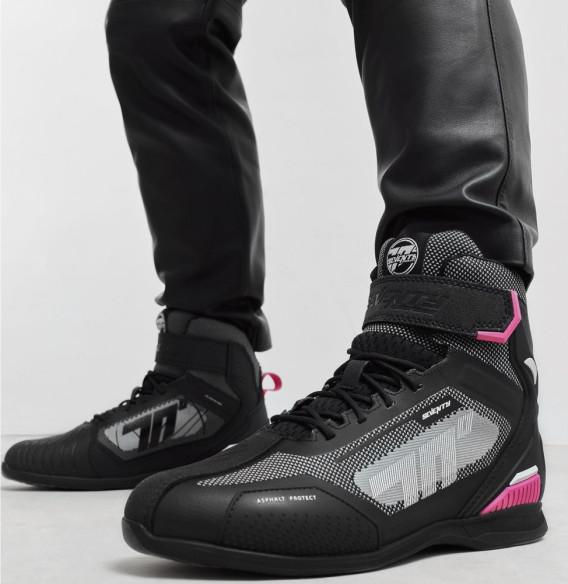 Ghete Moto Racing Dama SD-BR2 Veloce Black/Pink 24