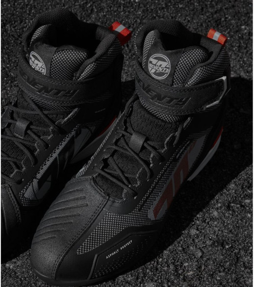 Ghete Moto Racing SD-BR2 Veloce Black/Red 24
