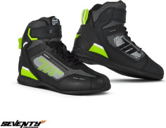 Ghete Moto Racing SD-BR2 Veloce Black/Yellow Fluo 24