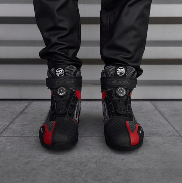 Ghete Moto Racing SD-BR3 Veloce Pro Black/Red 24