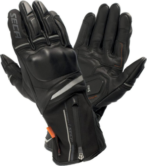 Manusi Moto Touring Piele Storm Black
