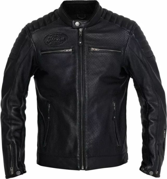 Geaca Moto Piele Dexter Black